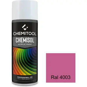 Spray Tinta Acrílica - Violeta Alto-Brilho (RAL4003) - 400ML