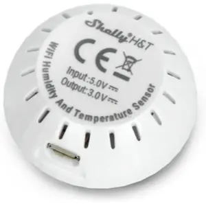 Base con alimentación USB para Shelly H&T - Blanco