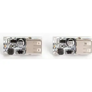Conversor step up Uin: 2.5..5V Uout: 5V 600mA c/ saída USB - 2 peças