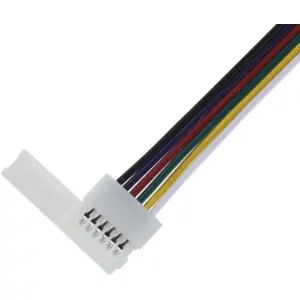 Extensão para fitas de LED RGBW+CCT (6 pinos) 12mm - 15cm