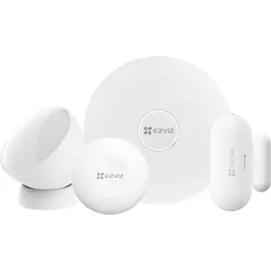 Kit de alarma sin cables (Zigbee) con Gateway + sensor PIR + sensor magnético + botón