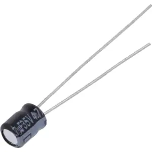 Condensador Electrolítico 4.7uF 35V 85º Ø4x5mm