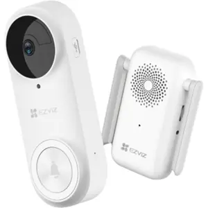 Kit de Videoporteiro inteligente WiFi 3K a bateria + Campainha