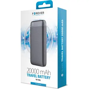 Powerbank 20.000mAh (2x USB) 2.1A - preto