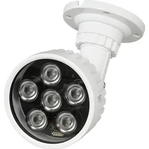 Foco infravermelho 6 LEDs Ø10 850nm 60º 100m - IP66 - Ø85x170mm