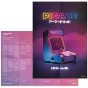 Kit Consola Arcade Picade 8'' para Raspberry Pi
