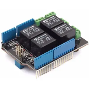 Módulo shield 4 Relés V3.0 compatível c/ Arduino