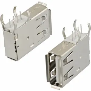 Ficha (p/ PCB) USB-A hembra vertical 90º - Connfly DS1095-01-WNR0