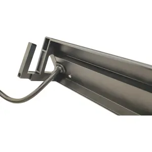 Bloco de tomadas c/ clip de fixação à mesa 2x Schuko + 1xUSB-A + 1xUSB-C 15.5W 3.1A c/ 4x suportes Keystone - cabo de 2.0m - Preto