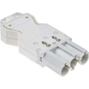 Ficha GST18 macho 3 pinos 250VAC 20A branca - Wieland 92.932.3053.0