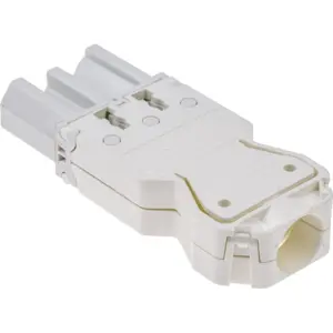 Ficha GST18 macho 3 pinos 250VAC 20A branca - Wieland 92.932.3053.0