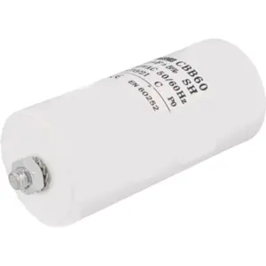 Condensador para motor  40uF 450V Ø50x106mm - c/ terminais e parafuso