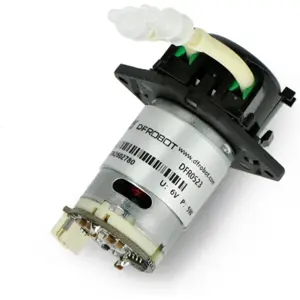 Bomba peristáltica 6VDC 5W ~45ml/min com controlador digital