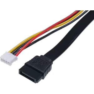 Cabo SATA 22Pin (7+15Pin) + alimentação 4 pin p/ ODYSSEY X86J4105 - 200mm