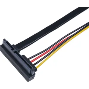Cabo SATA 22Pin (7+15Pin) + alimentação 4 pin p/ ODYSSEY X86J4105 - 200mm