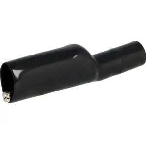 Crocodilo 10A 60mm c/ ligação banana Ø2mm - preto