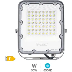 Proyector LED 230V 30W 6500K 2850lm IP65 - gris