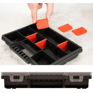 Mala organizadora de 11 compartimentos - 195x155x35mm