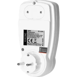 Tomada horária digital diária e semanal 3600W