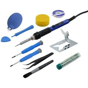 Kit Soldadura c/ Ferro soldar 60W de 12 peças