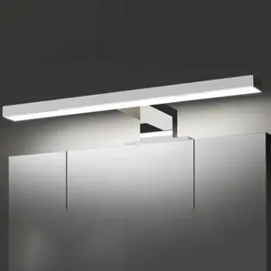 Aplique LED 230VAC 5W 6500K de espelho para WC - IP44 - 300mm