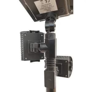 Candeeiro LED solar duplo projetor de jardim com estaca 2.2W 6500K - IP65