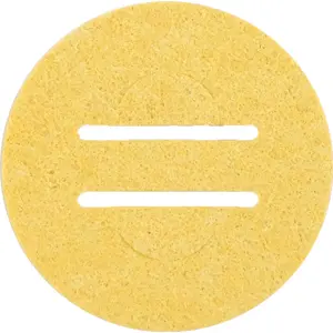 Esponja vegetal de limpeza de pontas ferro de soldar - Ø70x14mm