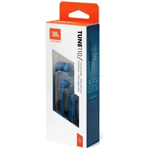 Auriculares In-Ear Pure Bass com microfone Jack 3.5mm - azul