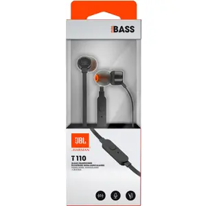 Auriculares In-Ear Pure Bass com microfone Jack 3.5mm - preto