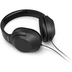 Auscultadores Headphones Over-ear c/ jack 3.5mm + adapt 6.3mm - 2m - preto