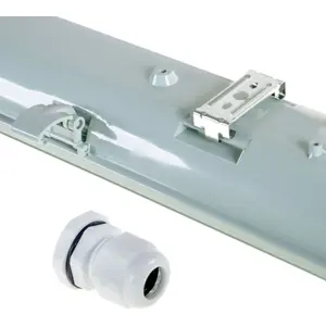 Armadura para tubos de LED T8 2x60cm IP65