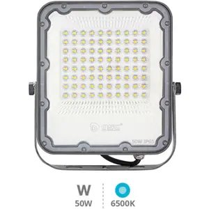Proyector LED 230V 50W 6500K 4700lm IP65 - gris