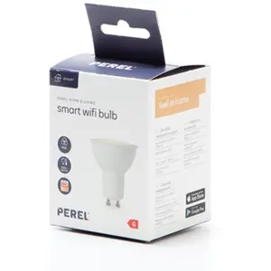 Lâmpada LED Smart WiFi GU10 RGB+W CCT (2700-6500k) 5W 350lm (compatível c/ Tuya)