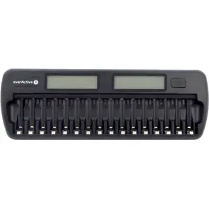 Carregador para 1-16 baterias AA e AAA com LCD