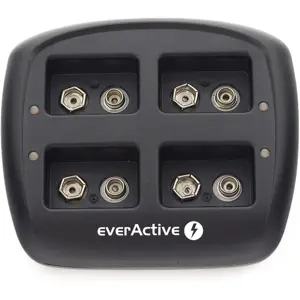 Cargador para 1-4 baterías de 9V NiMH