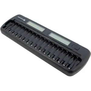 Carregador para 1-16 baterias AA e AAA com LCD