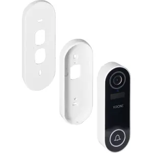 Campainha de vídeo inteligente WiFi 1080p (compatível c/ Tuya) sem fio a bateria - IP65