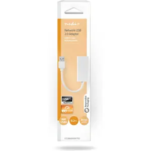 Adaptador/conversor USB-A 2.0 macho ➝ Ethernet RJ45