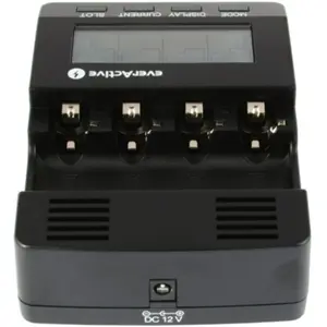 Carregador para 1-4 baterias de AA/AAA NiMH com LCD