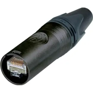 Ficha etherCON p/ cabo de rede CAT6a c/ RJ45 macho