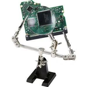 Suporte articulado com lupa (2.5x) e pinças crocodilo - ZD10D