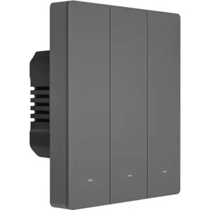 Interruptor triplo (3 Gang) Smart WiFi de encastrar - agrupável