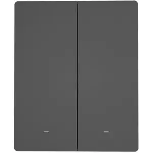 Interruptor duplo (2 Gang) Smart WiFi de encastrar - agrupável