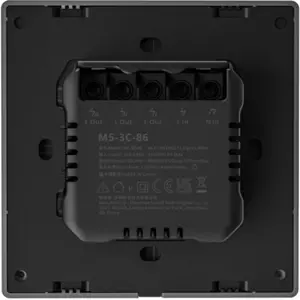 Interruptor triplo (3 Gang) Smart WiFi de encastrar