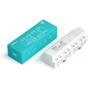 Relés inteligentes WiFi/Ethernet com medição de potência - unidade de 4 relés (4x20A)