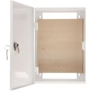 Caixa metálica saliente c/ 2x chaves 200x300x120mm