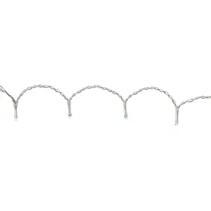 Luzes de Natal LED (pingentes) Smart WiFi - 400 LEDs Branco frio - IP65 - 8m x 40/60cm