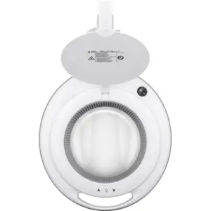 Candeeiro com lupa (3 dioptrias) com luz LED dimável 9W