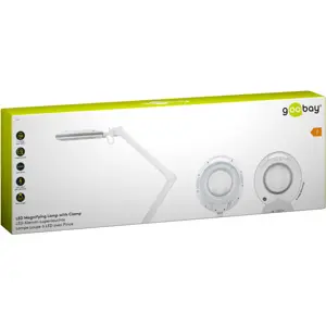 Candeeiro com lupa (3 dioptrias) com luz LED dimável 9W