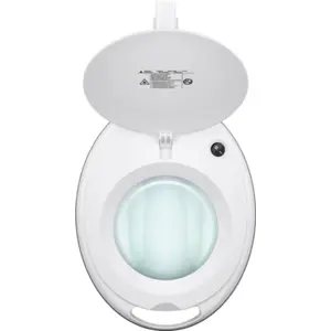 Candeeiro com lupa Ø127mm (3 dioptrias) e com luz LED 8W